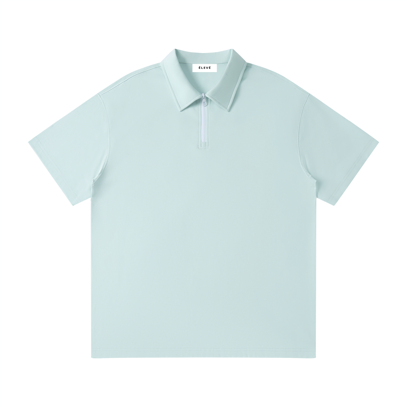Unisex Quarter-Zip Polo Shirt