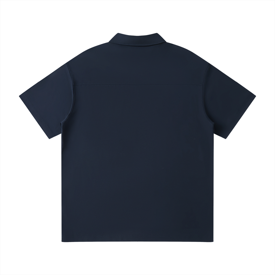 Unisex Quarter-Zip Polo Shirt