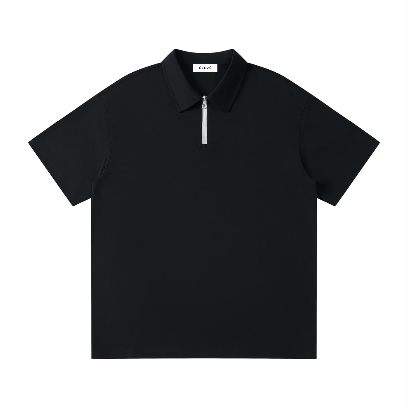 Unisex Quarter-Zip Polo Shirt